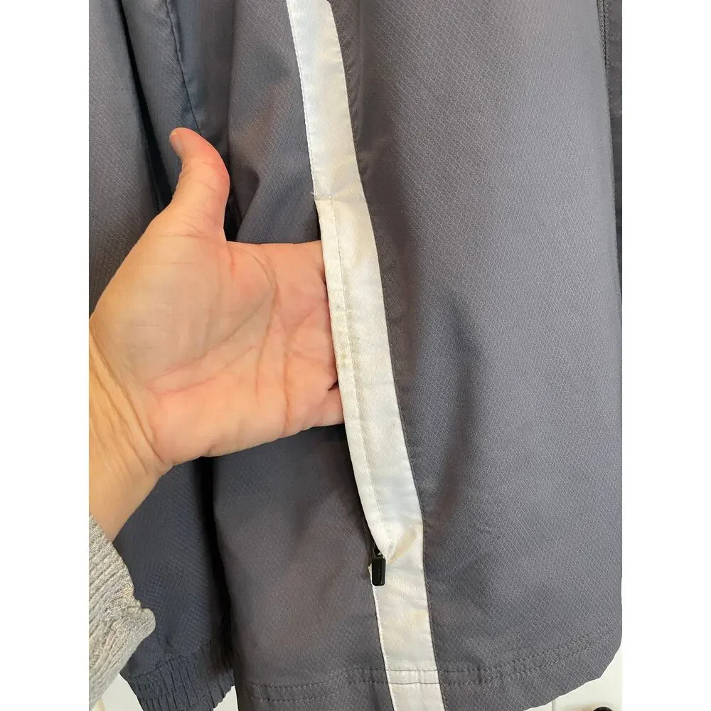 Under Armour Gray and White Track Jacket Large - Picture 3 of 12